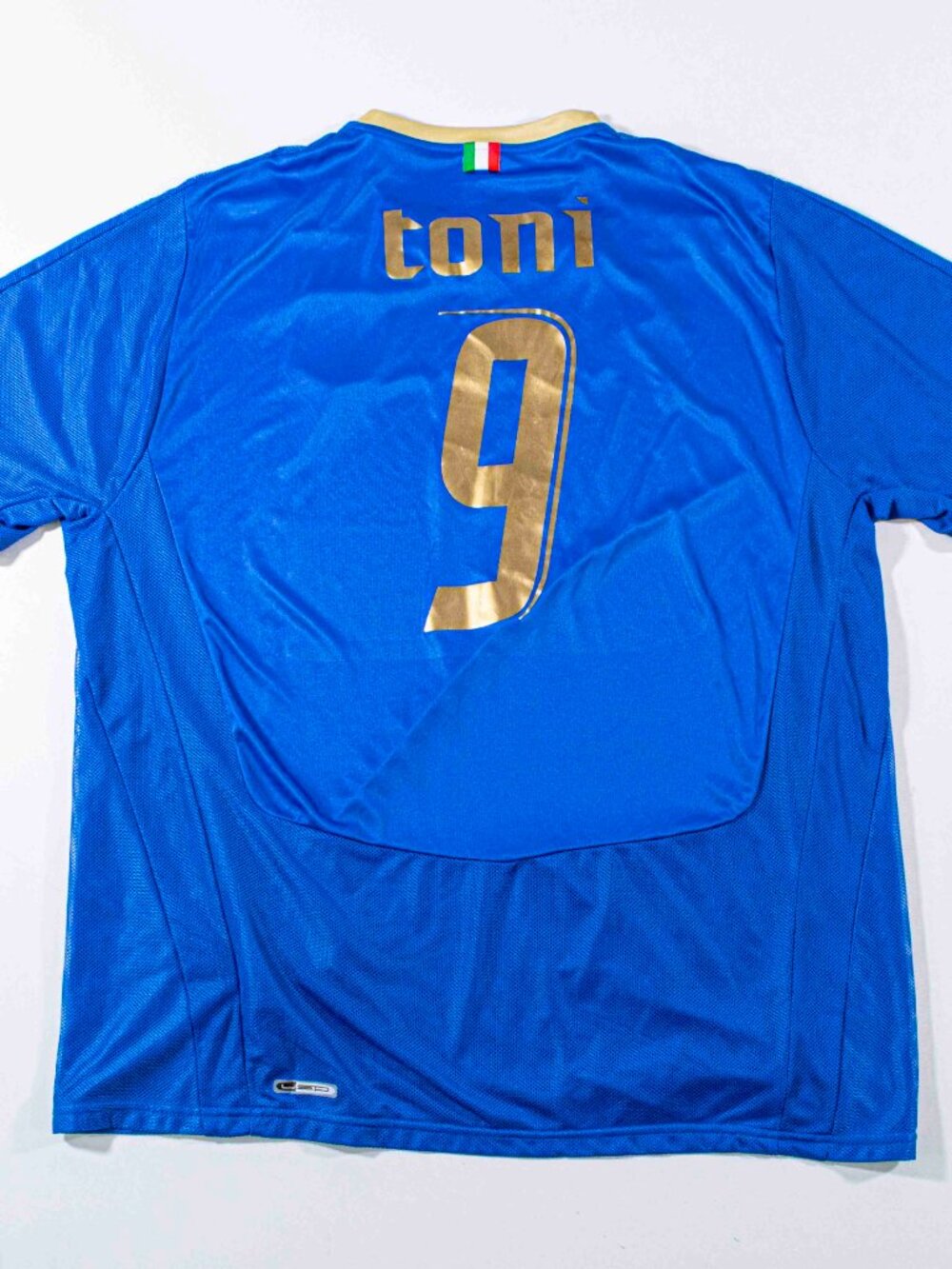 Vintage Puma 2007 2008 Italy Home Jersey XL Luca Toni 9 Euro 2008 Soccer Shirt